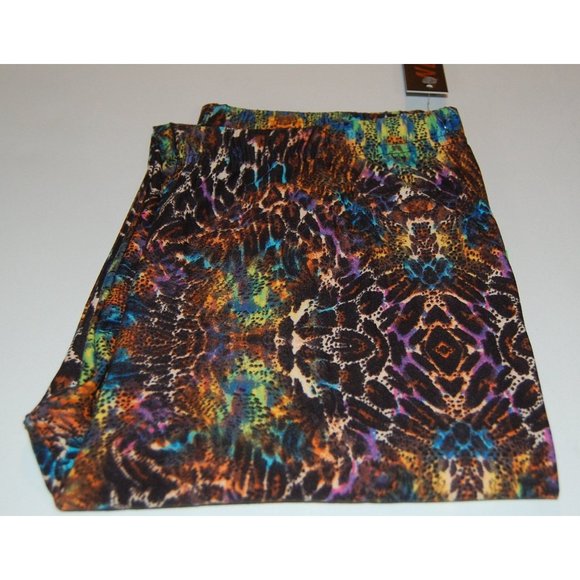 Reg One Size Womens Animal Print Leggings | Leopard Print Leggings | Leggings Bl - Picture 4 of 9